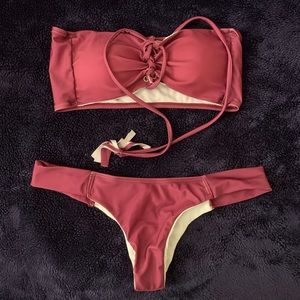 magenta (reddish purple) bikini